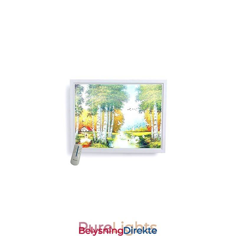 Integrert Moderne Samtidskunstnerisk Moderne Samtidsmalerifunksjon For Omgivende Lysvegglamper