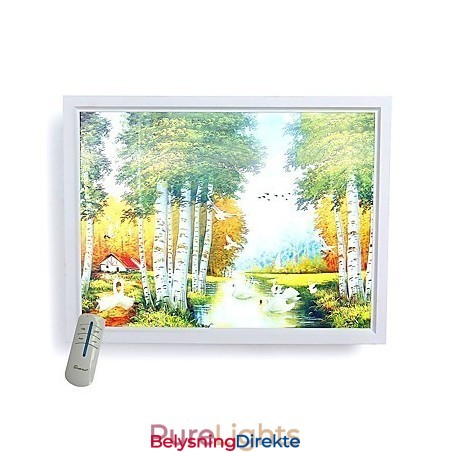 Integrert Moderne Samtidskunstnerisk Moderne Samtidsmalerifunksjon For Omgivende Lysvegglamper