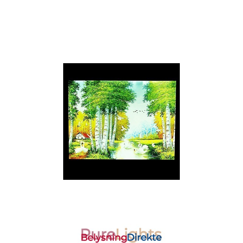 Integrert Moderne Samtidskunstnerisk Moderne Samtidsmalerifunksjon For Omgivende Lysvegglamper