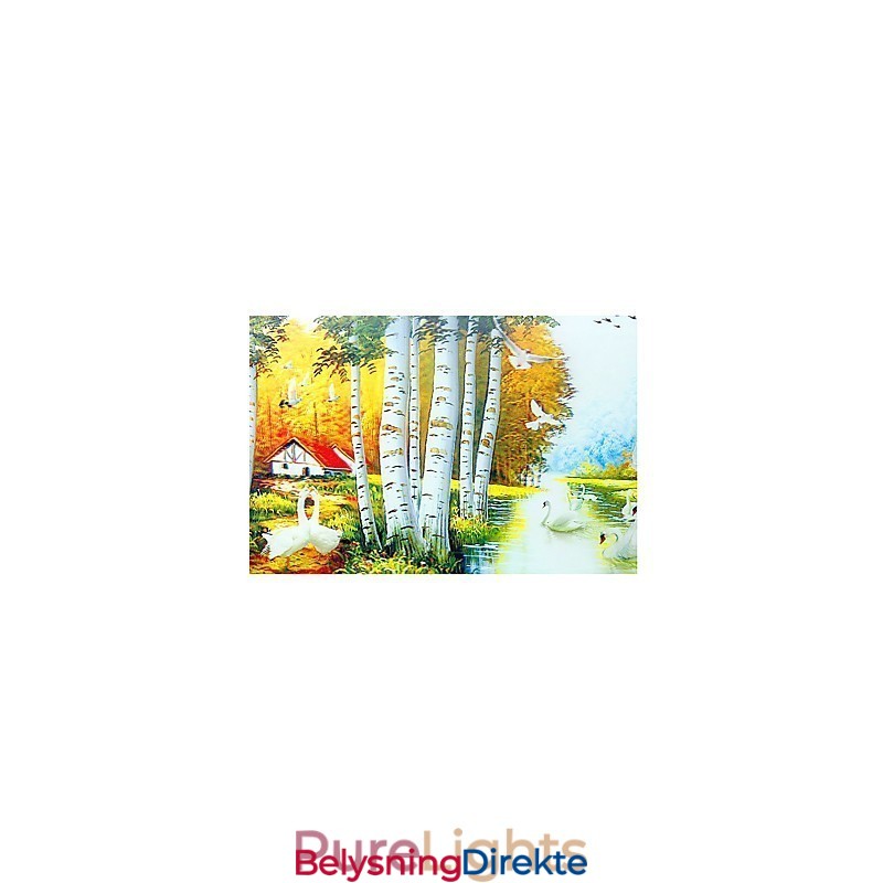 Integrert Moderne Samtidskunstnerisk Moderne Samtidsmalerifunksjon For Omgivende Lysvegglamper