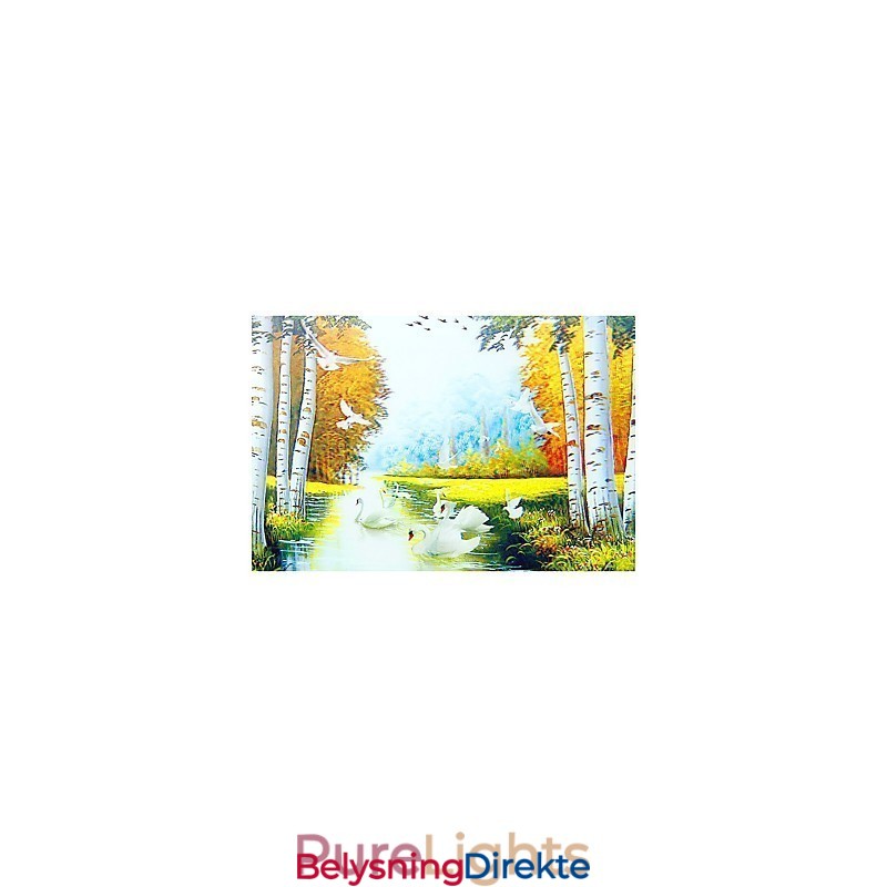 Integrert Moderne Samtidskunstnerisk Moderne Samtidsmalerifunksjon For Omgivende Lysvegglamper