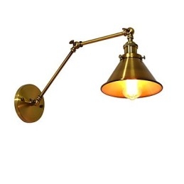 Vegglampe Vegglampe Veggjernsvegglampe Dum Black Lightsaber-Lampe På Veggen