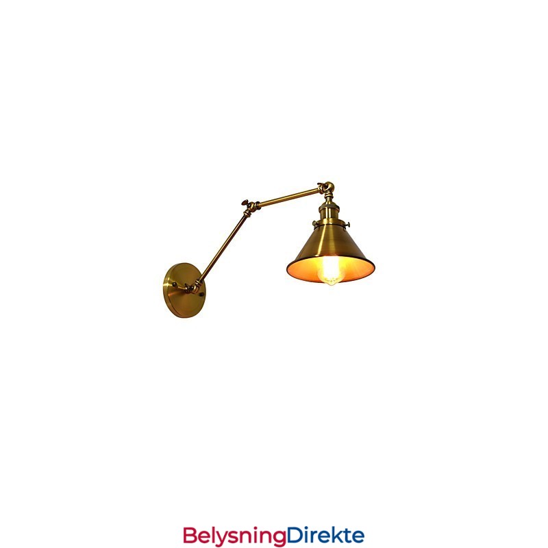 Vegglampe Vegglampe Veggjernsvegglampe Dum Black Lightsaber-Lampe På Veggen