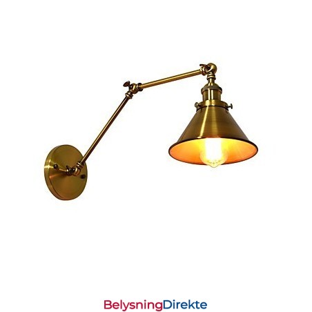 Vegglampe Vegglampe Veggjernsvegglampe Dum Black Lightsaber-Lampe På Veggen