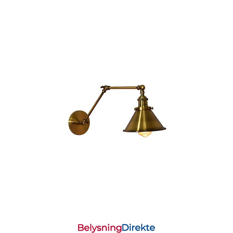 Vegglampe Vegglampe Veggjernsvegglampe Dum Black Lightsaber-Lampe På Veggen