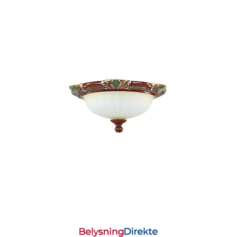 37 * 19 Cm Europeisk Type Harpiksglasskuppellampe Søt Til Å Absorbere Kuppellampe