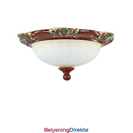 37 * 19 Cm Europeisk Type Harpiksglasskuppellampe Søt Til Å Absorbere Kuppellampe