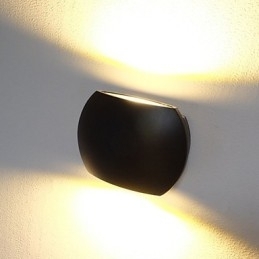 Moderne Samtids Moderne Samtids Landlig Sort Oksidfinish Funksjon For Omgivelseslys Vegglampetter