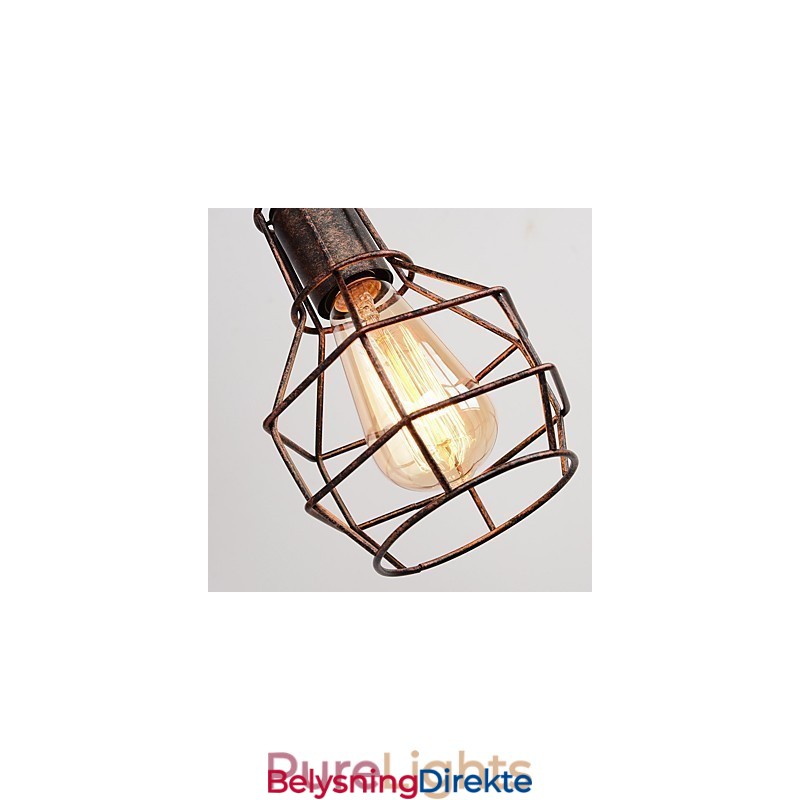 Industriell Retro Jernvegglampe Kreativ Personlighet Løftetrinsevegglampe