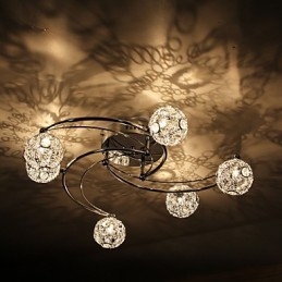 Moderne Samtidskunstnerisk Galvanisert Innfelt Montering