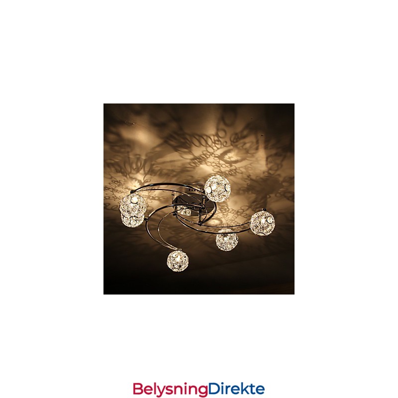 Moderne Samtidskunstnerisk Galvanisert Innfelt Montering