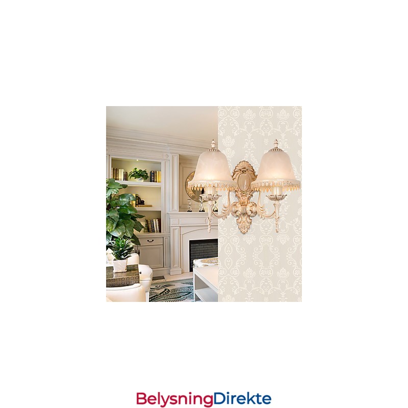 Moderne Samtidsmaleri For Omgivelseslys Vegglampe Med Vegglampe