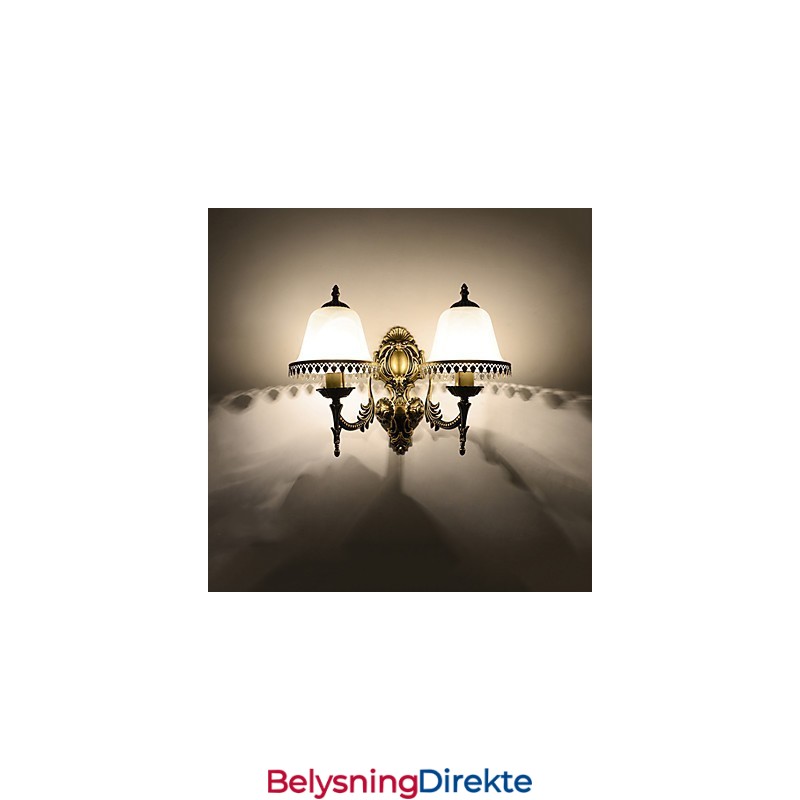 Moderne Samtidsmaleri For Omgivelseslys Vegglampe Med Vegglampe