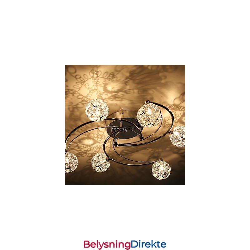 Moderne Samtidskunstnerisk Galvanisert Innfelt Montering