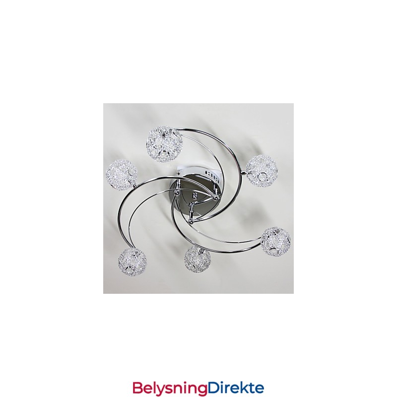 Moderne Samtidskunstnerisk Galvanisert Innfelt Montering