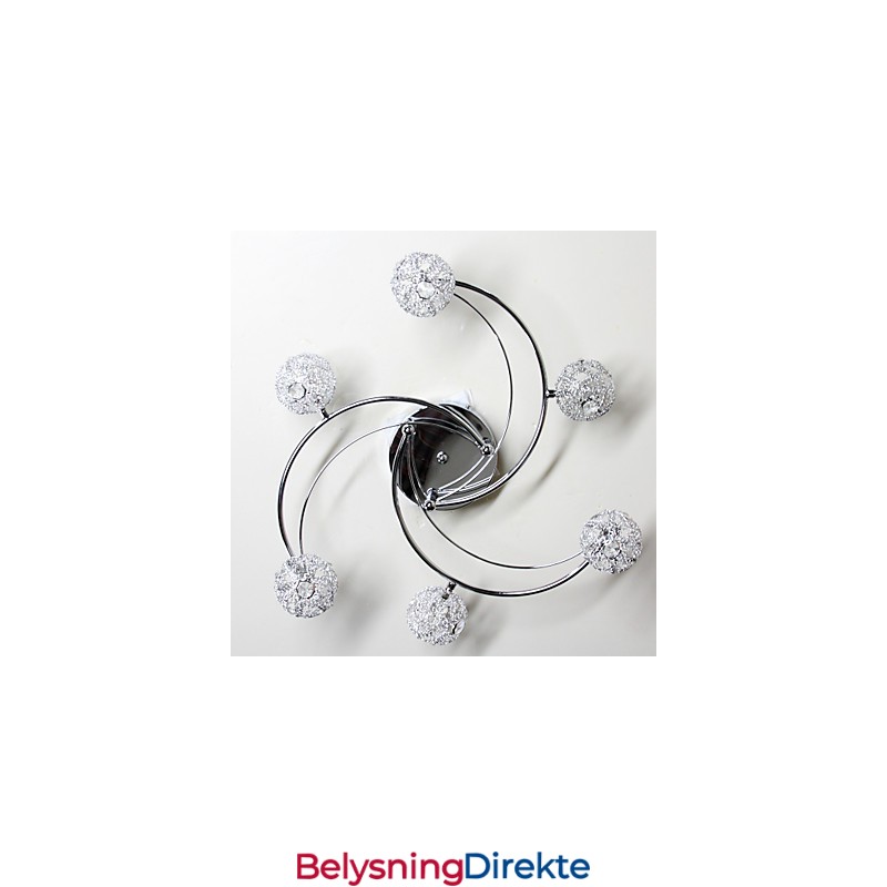 Moderne Samtidskunstnerisk Galvanisert Innfelt Montering