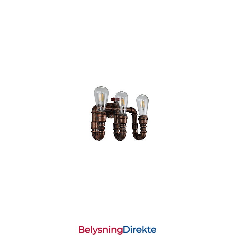 Rustikk Hytte Tradisjonell Klassisk Antikk Messing Vegglampe Vegglampe