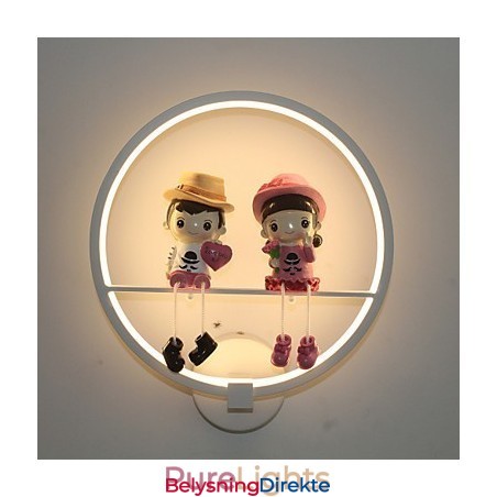 Vegglampe Moderne Minimalistisk Lampe Kreativ Midgang Trappelys