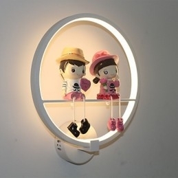 Vegglampe Moderne Minimalistisk Lampe Kreativ Midgang Trappelys