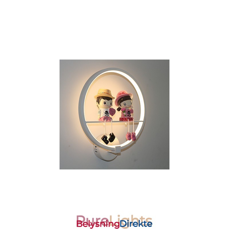 Vegglampe Moderne Minimalistisk Lampe Kreativ Midgang Trappelys