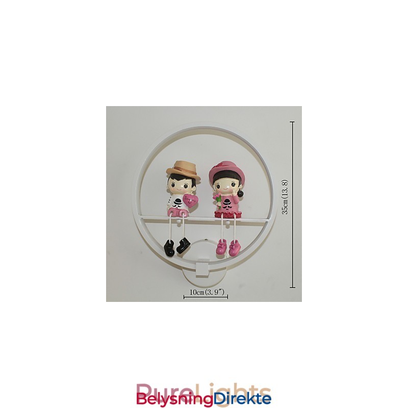 Vegglampe Moderne Minimalistisk Lampe Kreativ Midgang Trappelys