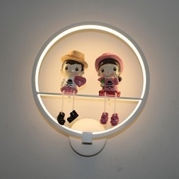 Vegglampe Moderne Minimalistisk Lampe Kreativ Midgang Trappelys