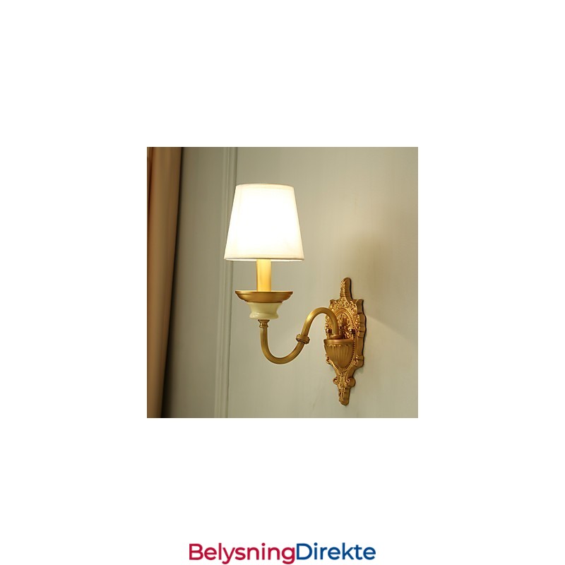 Enkel, Landlig, Tradisjonell, Klassisk Messingfunksjon For Mini-Stil, Opplyst Vegglampe