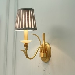 Enkel, Landlig, Tradisjonell, Klassisk Messingfunksjon For Mini-Stil, Opplyst Vegglampe