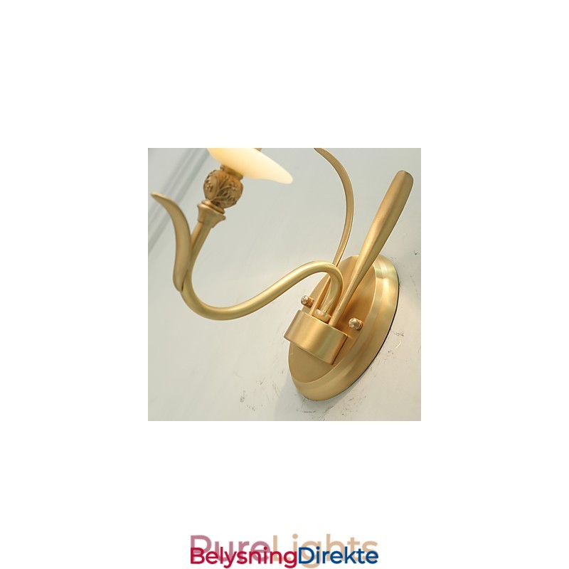 Enkel, Landlig, Tradisjonell, Klassisk Messingfunksjon For Mini-Stil, Opplyst Vegglampe