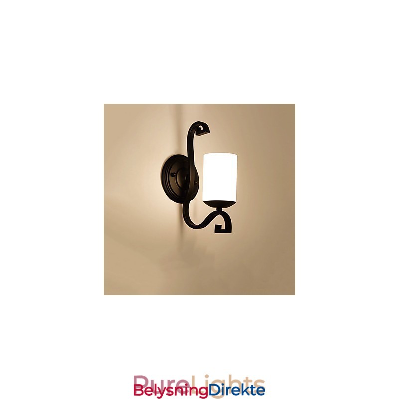 Moderne Samtidsmaleri For Omgivelseslys Vegglampe Med Vegglampe