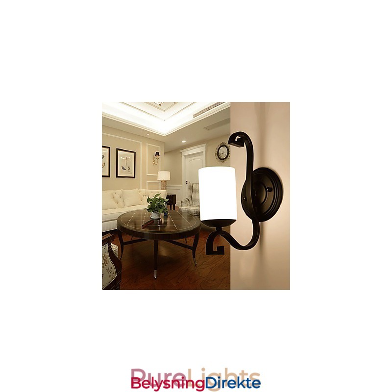 Moderne Samtidsmaleri For Omgivelseslys Vegglampe Med Vegglampe