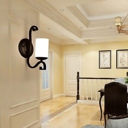 Moderne Samtidsmaleri For Omgivelseslys Vegglampe Med Vegglampe