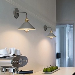 Mini-Størrelse Enkel Industriell Hodepærer Vegglampe Vintage Retro Landsby Metall Vegglampe Lysarmatur Midtgang Vegglampe