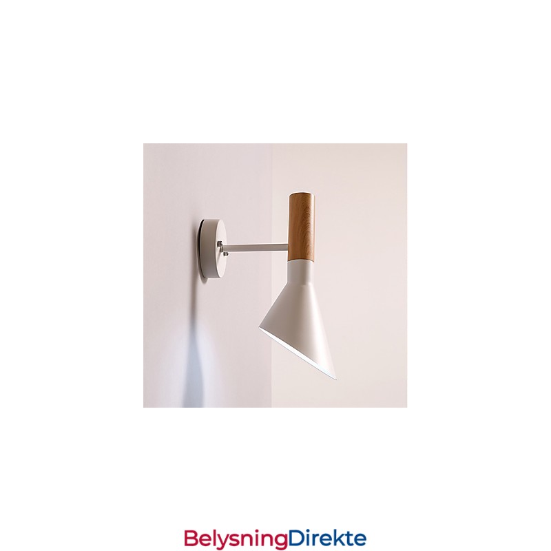 Nord-Europeisk Stil, Trestrukturert Metallvegglampe, Stue, Restaurant, Lysvinkel Justerbar