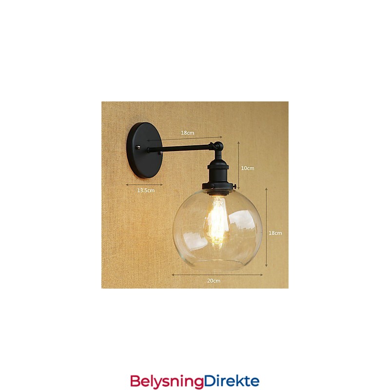 Landlig Retro-Maleri For Mini-Stil Øyebeskyttelse Omgivelseslys Vegglampetter