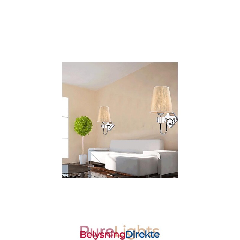 Moderne Samtids Galvanisert Opplyst Vegglampe Vegglampe