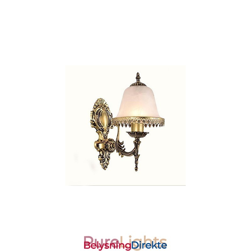 Vintage Galvanisert Downlight Vegglampe