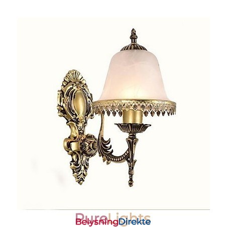 Vintage Galvanisert Downlight Vegglampe