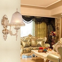 Vintage Galvanisert Downlight Vegglampe