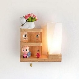 Moderne Samtidsstil Andre Funksjoner Opplyst Vegglampe Vegglampe