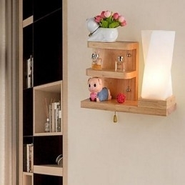 Moderne Samtidsstil Andre Funksjoner Opplyst Vegglampe Vegglampe