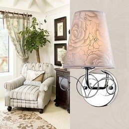 Moderne Samtids Galvanisert Opplyst Vegglampe Vegglampe