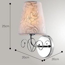 Moderne Samtids Galvanisert Opplyst Vegglampe Vegglampe