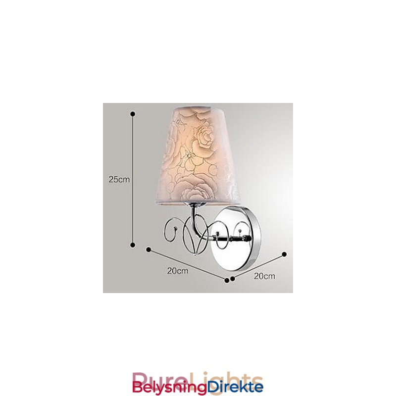 Moderne Samtids Galvanisert Opplyst Vegglampe Vegglampe