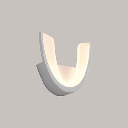 Moderne Samtidsmaleri For Omgivelseslys Vegglampe Med Vegglampe