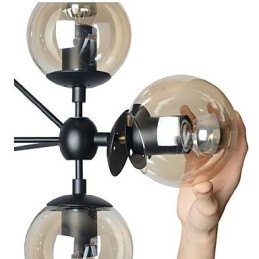 Lysekrone Retro Stue Utendørs Garasje Metall