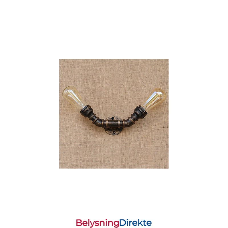 Nostalgi Enkel Vannrør Dekorativ Liten Vegglampe Vegglampe