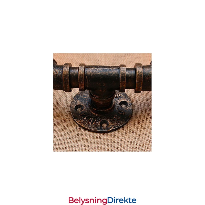 Nostalgi Enkel Vannrør Dekorativ Liten Vegglampe Vegglampe