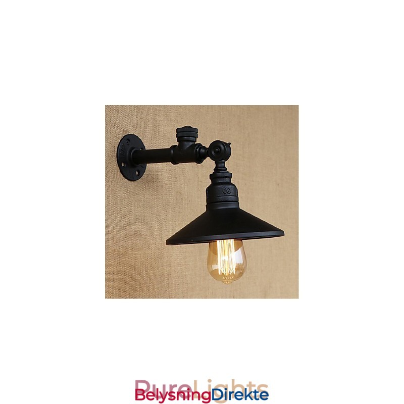 Rustikk Hyttemaling For Omgivelseslys Vegglampe Med Vegglampe