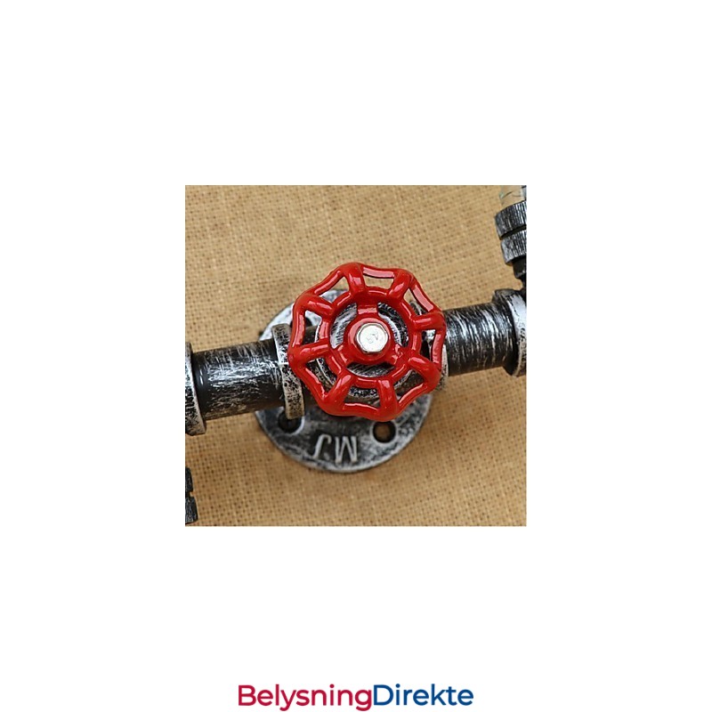 Rustikk Lodge Messingdetaljer For Omgivelseslys Vegglampe Vegglampe Amber